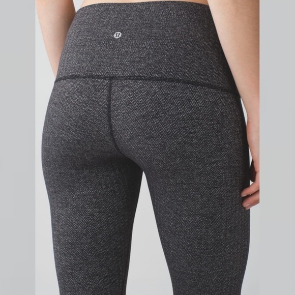 Lululemon Herringbone High Rise Wunder Legging 4 - Picture 8 of 8